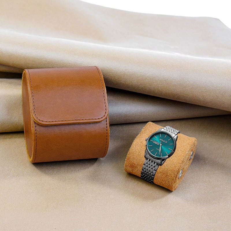 Watch Roll Travel Case for Watch Storage – Leather Organizer