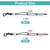 QFEHTHSK 2 Pieces Golf Strike Counter, Manual Scorer, Bead String