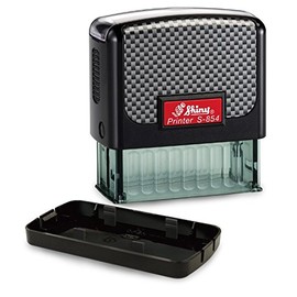 Shiny S-854 Large Text Stamp 7/8" x 2-3/8" - Customize Online up to Five Lines of Type - Many Fonts - Choose from 15 Ink Colors