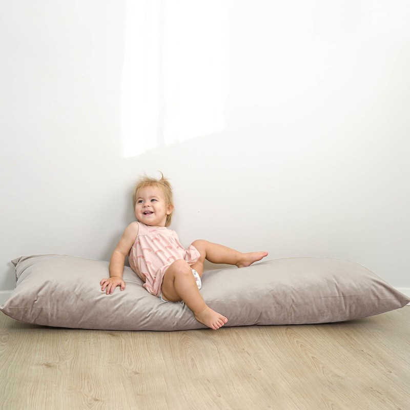 Totsy Baby Side Sleeper Velvet Pillow Cover, 40 x 145