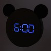 Mirror Alarm Clock 2 Level Brightness Adjustment Ear Design LED