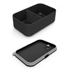 Yoko Design 1386 Lunch Box Airtight Plastic Black 19.5 x
