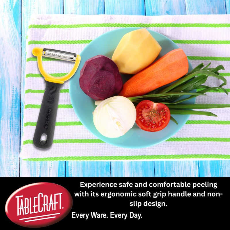 TableCraft 10977 PerfectGrip Julienne Peeler, 2.75" x 1" x 5.75",