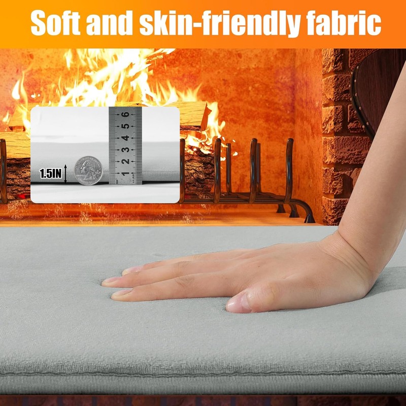 BALAPET Thick Memory Foam Fireplace Baby Proofing, 90x14 in Soft