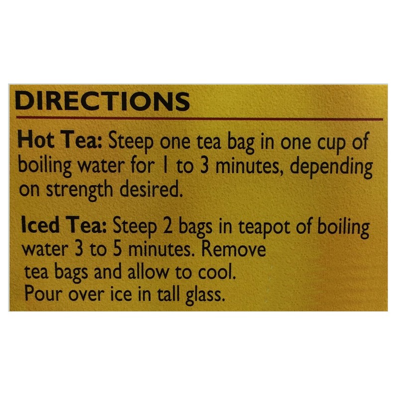 Dynasty 100% Natural Tea 16 Individual Tea Bags Per Pack