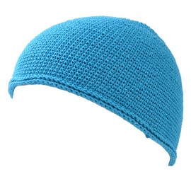 CHARM Casualbox - Gorro de calavera, hecho a mano, 2 tamaños, Turquoise, Large
