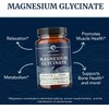 Magnesium Glycinate 400mg | Chelated Bisglycinate for Muscle Relaxation, Bones,