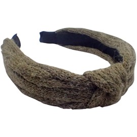 Topkids Accessories Wool Style Knot Hair Bobbles Adult Women Hair Accessories for Women Hair Bands for Women (Olive Green)