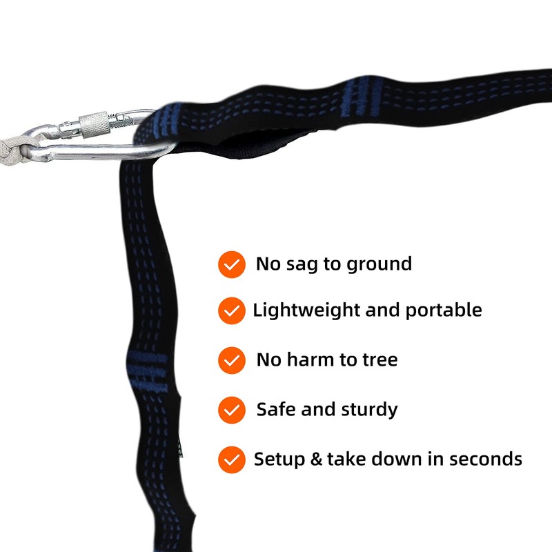 Hammock Straps ValueHall 2 Pack Hammock Tree Straps 10 Feet