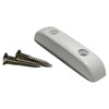 Thumb/finger rest for precision jazz bass guitars white inc screws