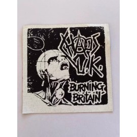 Punk Rock Chaos UK Cloth Patch Sew On Badge Punk Rock  Approx 5" X 5" (CP25)