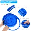 PATIKIL 5 Gallon Bucket Seal Lid 12x1.5inch, 6 Pack Plastic