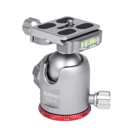 JUSINO Arcaswiss Professional Tripod Ball Head Friction Knob Lightweight Robust Aviation Aluminium Quick Release Plate FGS-36 up to 12 kg