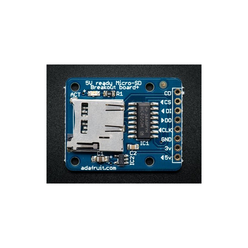 MicroSD card breakout board+