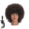 Traininghead 10'' Afro Mannequin Head With 100% Human Hair Training