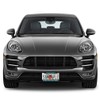 Metal Insert License Plate Frame Fish Sea Bass Weatherproof Car