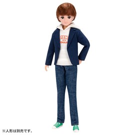 Takara Tomy Licca TAKARA TOMY Dress LW-24 Hato-kun Outing Coordination Set, Dress Up, Doll Play, Toy 3 Years Old, Toy Safety Standards Passed, ST Mark Certified,