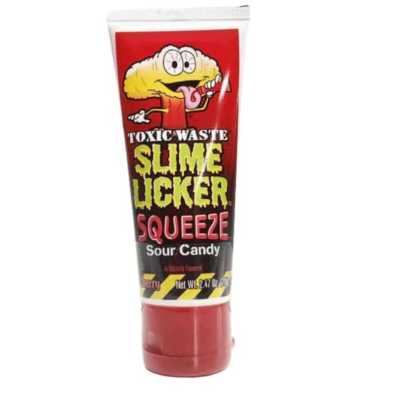 Couger's | Toxic Waste Slyme Licker Sour Squeeze Candy, (3-Pack)