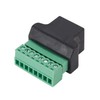 COVVY RJ45 Screw Terminal Adapter, CCTV/DVR Ethernet Connector RJ45 Female