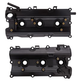 D2P Engine Valve Covers Pair Replacement Left & Right Compatible With 2003-2006 Nissan 350Z Infiniti G35, FX35 Replaces 13264AM600