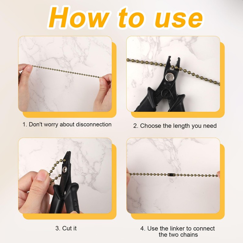 120 Inches Ceiling Fan Pull Chain, Metal Light Pull Chain