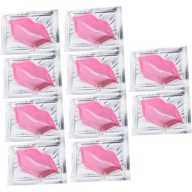 Mascarilla Labial de Colágeno 15 Parches Exfoliantes para Labios Secos y Agrietados Cuidado Nocturno para Mujer Pack Almohadillas Rosa y Plateada