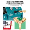 Compressed Air Distributor Double with Couplings Brass Coupling Plug, ZITFRI
