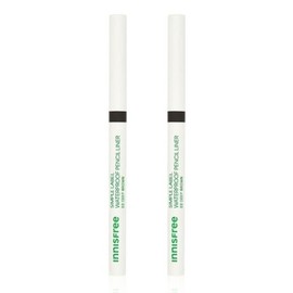 Innisfree 이니스프리 심플라벨 워터프루프 펜슬 라이너 0.1g 02 딥 브라운 2개 Innisfree Simple Label Waterproof Pencil Liner 0.1g 02 Deep Brown 2 pieces