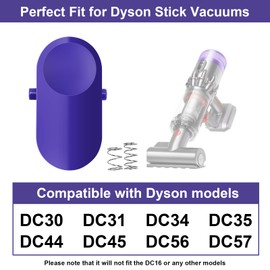 Showingo Stick Vacuum Blue Release Catch & Spring Compatible for Dyson DC30 DC31 DC34 DC35 DC44 DC45 DC56 and DC57（2 Pack)- Restore Cleaning Performance with Easy Replacement Parts