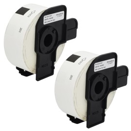 LinkDocs Compatible Address Label Replacement for Brother DK-1201 1.1 in x 3.5 in (400 Labels, 2-Pack) for use in P-Touch QL Label Makers: 1050, 1050N, 1060N, 500, 550, and 650TD Label Printers