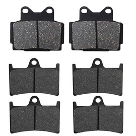 AHL 3 Pairs of Brake Pads Kit for Yamaha FZR 400 RRSP/RR 1991-1992 / Yamaha FZS 600 Fazer 1998-2003