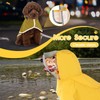 Pet Raincoat Water Proof Reflective Adjustable Hooded Dog Rain Jacket