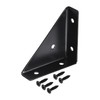 uxcell 2Pcs Angle Corner Brackets 66mm x 66mm, Cold Rolled