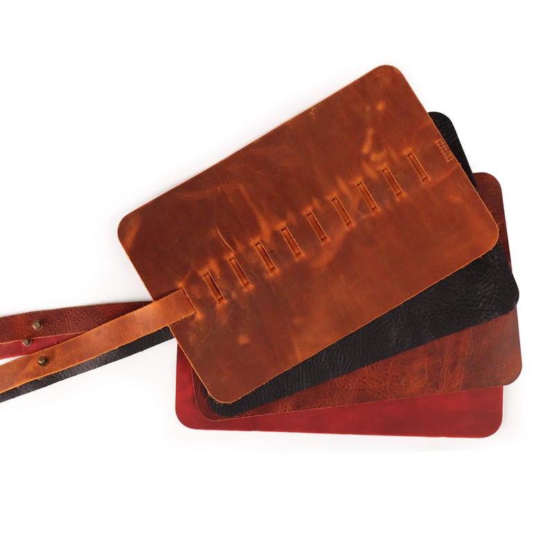 Londo Genuine Leather Pen and Pencil Roll Case