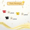 100pcs Dragon Confetti, Gold Glitter Dragon Table Confetti for Baby