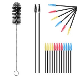 Hummingbird Feeder Cleaning Brushes Set- 21, Easy Clean & Multipurpose 3-Size Brushes with Extended Handle, Convenient Storage, for Glass/Plastic Feeding Holes and Bottle