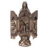 Veronese Design Lady of Grace Triptych Hinged Resin Sculpture Bronze