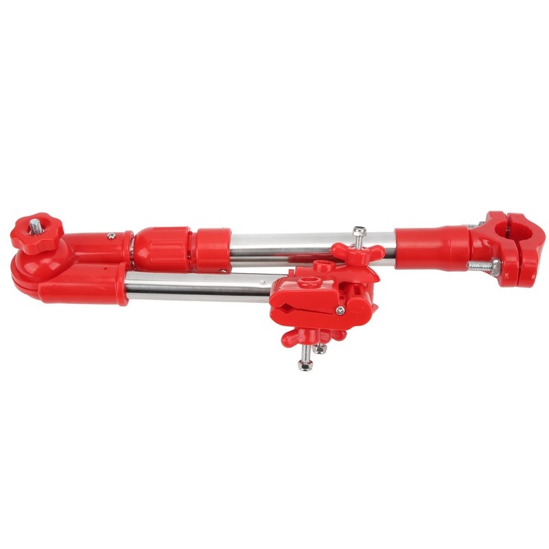Stainless Steel Bike Umbrella Stand, 360° Adjustable Telescopic Outdoor Umbrella