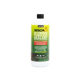 SILCA Ultimate Tubeless Tire Sealant W/FIBERFOAM | Long Lasting, Fast Sealing Bike Tire Sealant | Tubeless Sealant - MTB, Road, Gravel Bicycle Tires | Tire Sealant Bicycle (32oz Sealant with Carbon)