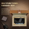 JXE JXO Faraday Box, 5.5x4.1x2.7 inches, RFID Signal Blocking Storage
