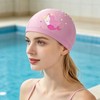 2PCS Swimming Cap, Swimming Hat, Soft Stretchy Design Swim Hat