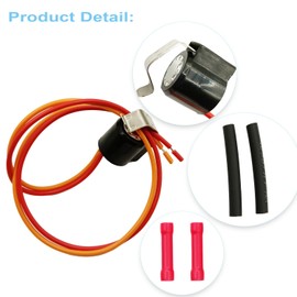 WR50X10108 Defrost Thermostat Kit for GE Refrigerators/Freezers - Replaces WR50X10109, AP5712605, 3033062, and PS8688283
