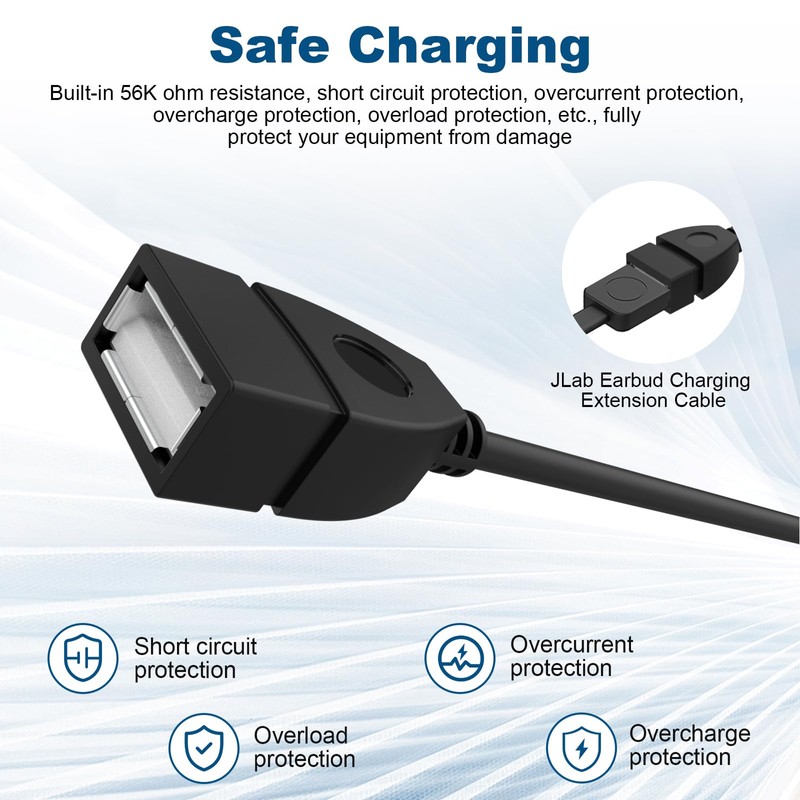 Zosvoses Go Air Pop Charger Cord Compatible with JLab Go