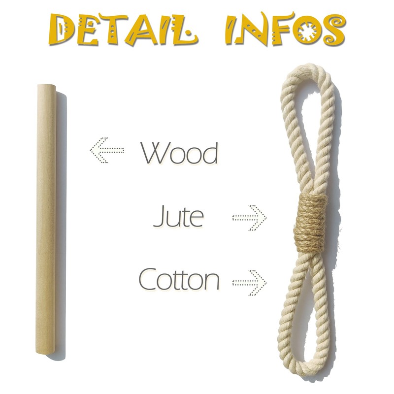 Curtain Holdbacks Boho Tiebacks for Drapes, Farmhouse Jute Rope Cotton
