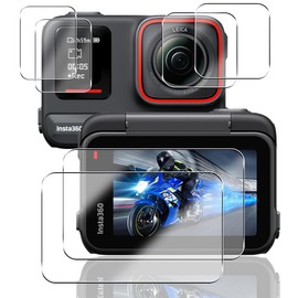 Insta360 Ace Pro Lens Protective Film for Insta360 Ace Pro Lens Protective Film (2 pieces) (2 pieces) [Made by Asahi Glass made in Japan] Compatible Insta360 Ace Pro Glass Film, Full Adsorption, High