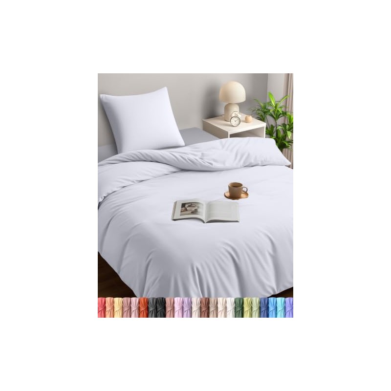 Utopia Bedding Bed Linen 135 x 200 cm Set, Microfibre