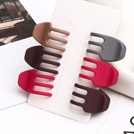 Mini square hair clip / 미니 사각 헤어 집게핀
