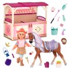 Glitter Girls – 14-Inch Equestrian Doll & Horse with Stable