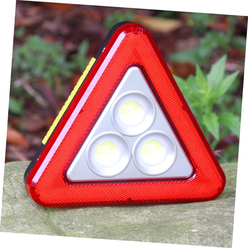 Warning signal lamp triangular indicator board led folding shutter reflector