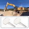 ECSiNG 10pcs 601 Ignition Keys Compatible with Sany Mini Excavator